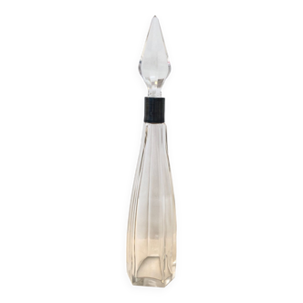 Carafe liqueur cristal et argent, 19eme