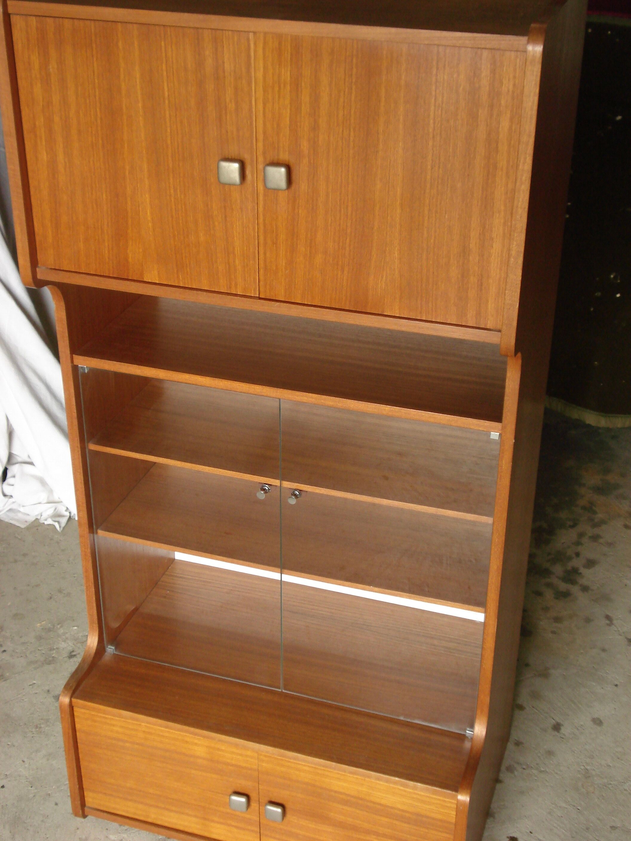 Meuble vitrine scandinave 1960