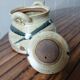 Théière en poterie estampillé vintage