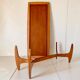 Midcentury Modern Big Wood Sofa Table, Italy 1960