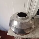 Vintage chrome vase/pot
