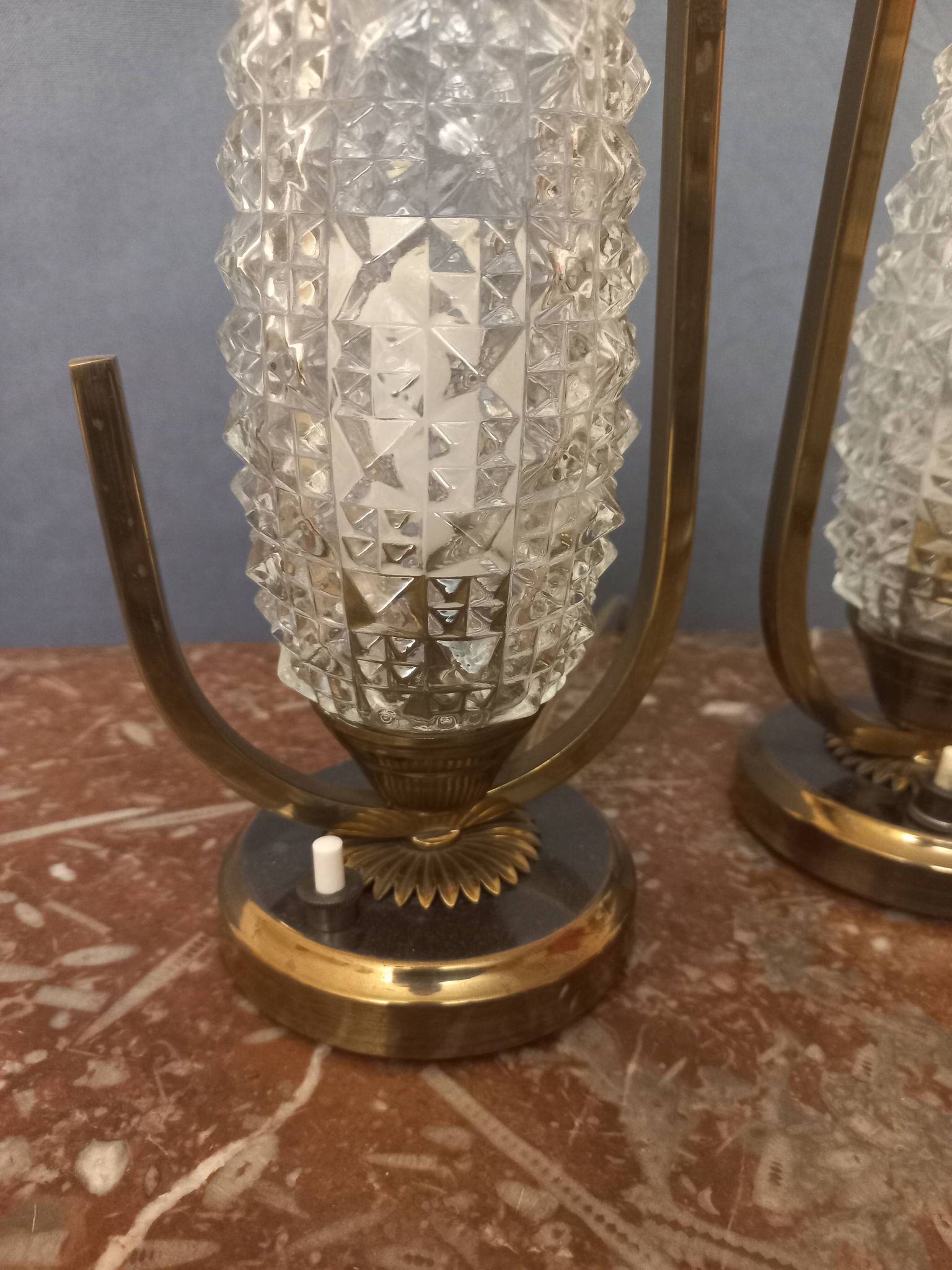 Pair of designer lamps