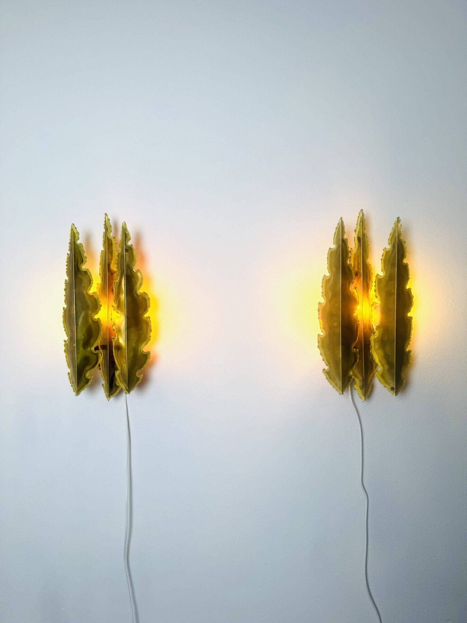 Model 5193 Brutalist Wall Lights By Svend Aage Holm-Sørensen For Holm-Sørensen & Co, Denmark 1960S