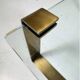 Table basse en verre et laiton Ronald Schmitt, 1970