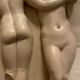 Bas relief of the three graces antiquity molding of the Louvre