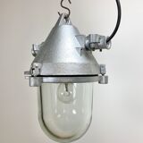 Silver cast aluminium explosion proof lamp, 1960