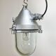 Silver cast aluminium explosion proof lamp, 1960
