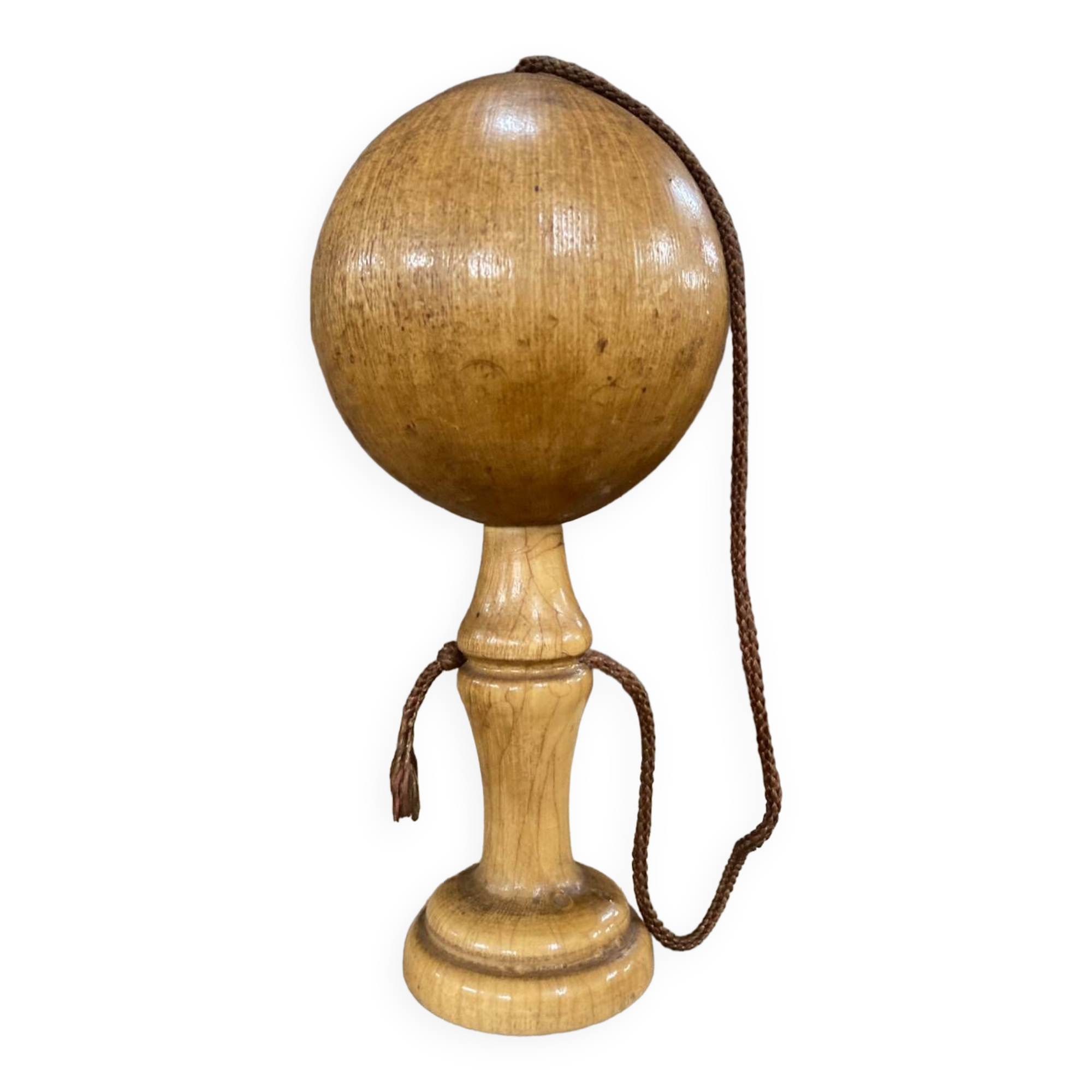 Old wooden bilboquet