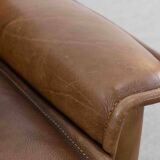 Modular De Sede Sofa DS-12 in cognac leather, 70s