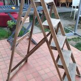 Old wooden stepladder