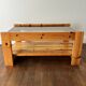 1970s pine coffee table