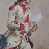 Pair of oils on panel by henri victor lesur