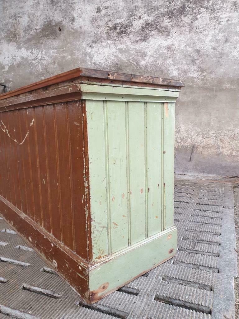 Antique shop counter