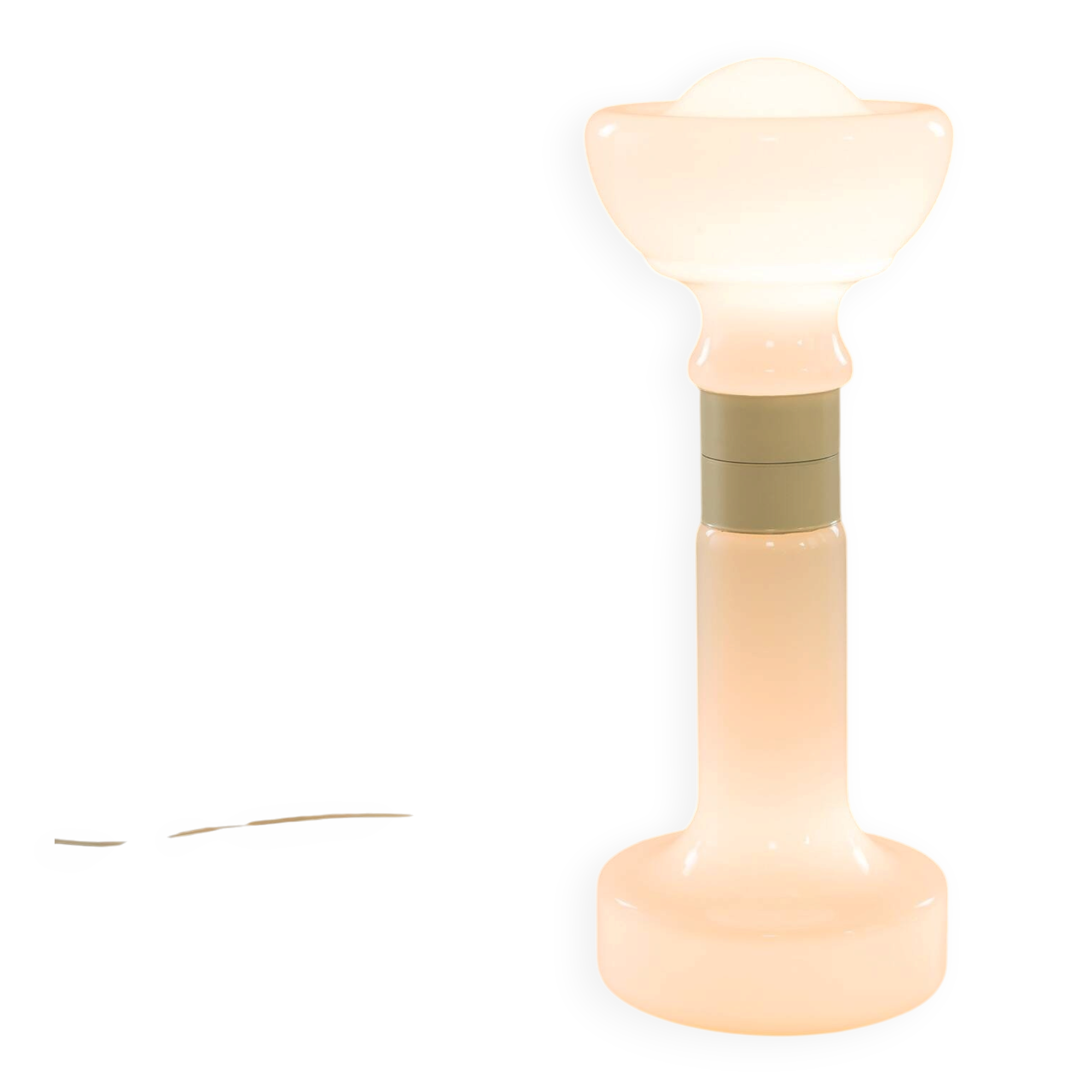 Lampdaire Murano attribuée à Mazzega, Italie, années 1970