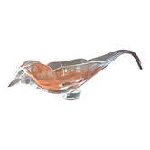 Grand OISEAU Vide Poche Cristal de VANNES vintage