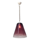 Italian Elegance – Leucos Pendant Light with Transparent Purple Murano Glas