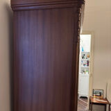 Raw wood wardrobe woodwork