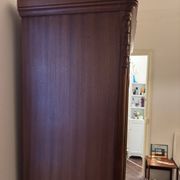 Raw wood wardrobe woodwork