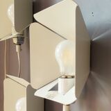 Wall lamps MidCentury floral pattern