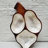 Mother-of-pearl and wood empty pocket