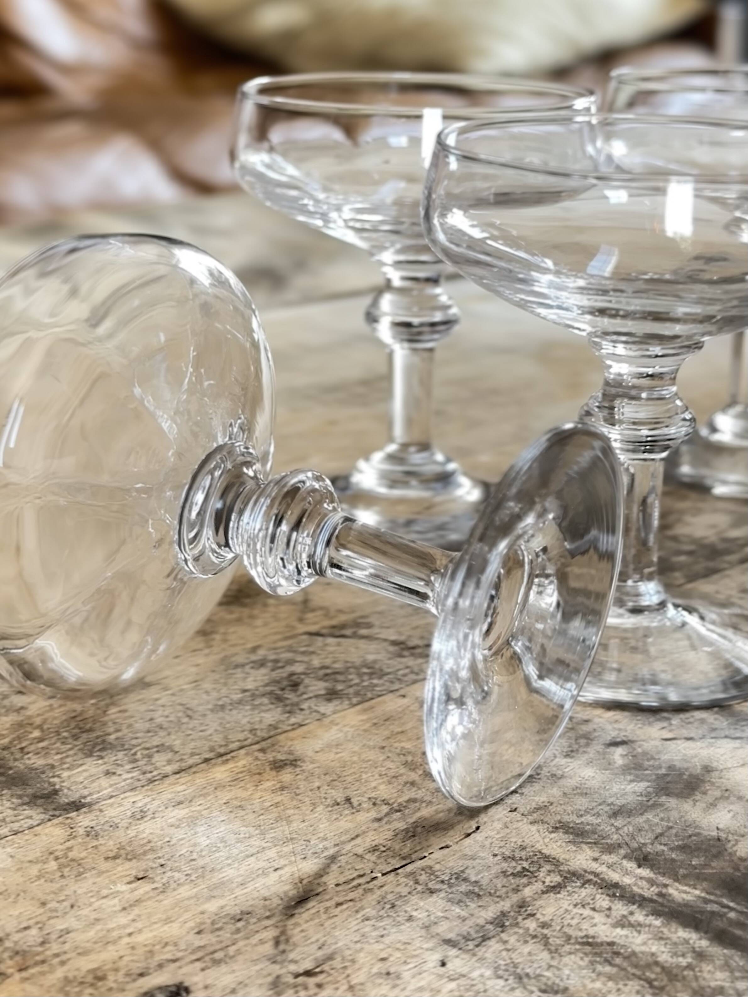Nipple-shaped champagne glasses