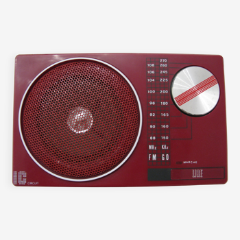 Radio vintage rouge