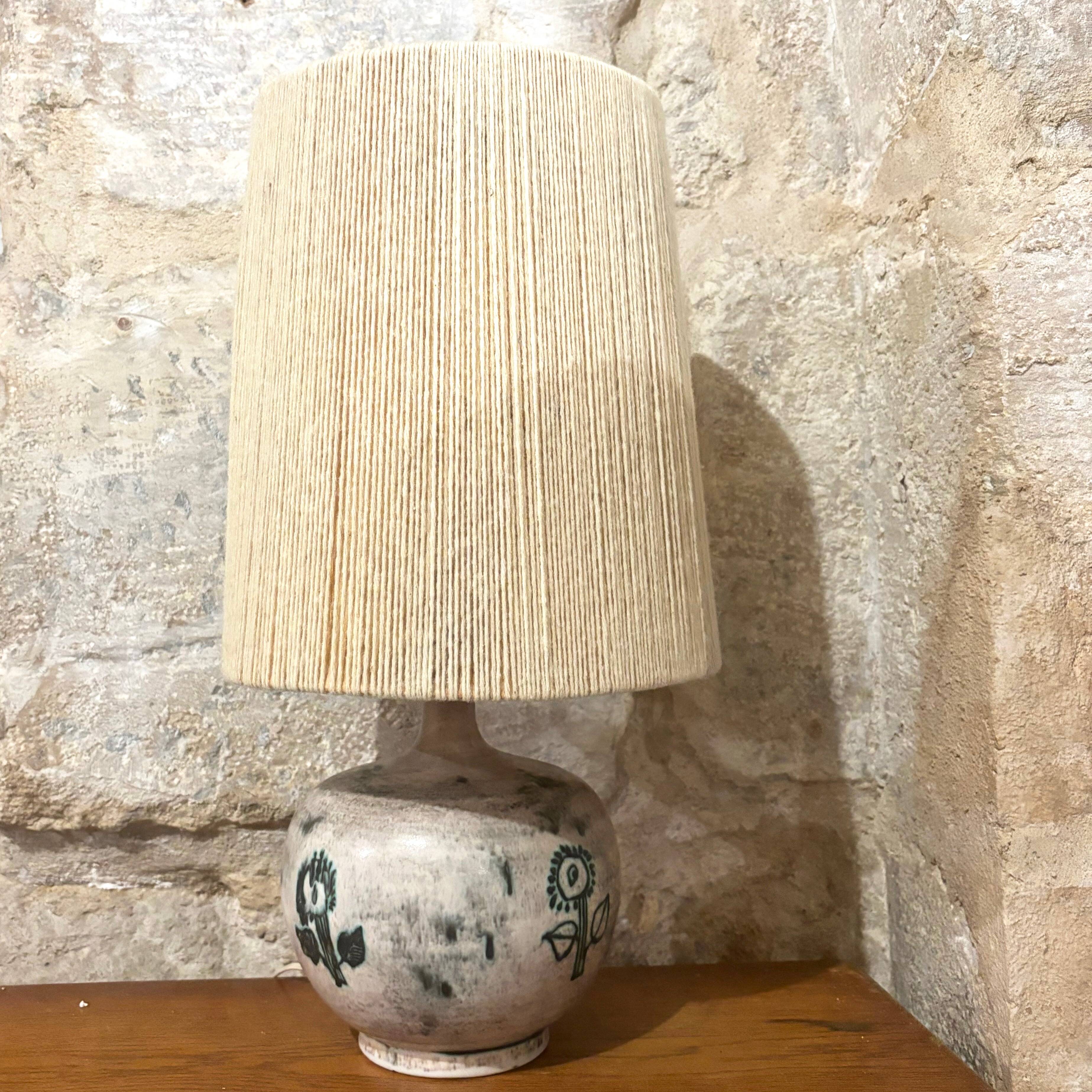 Table lamp by ceramicist Jacques Blin