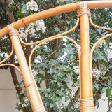 Rattan headboard