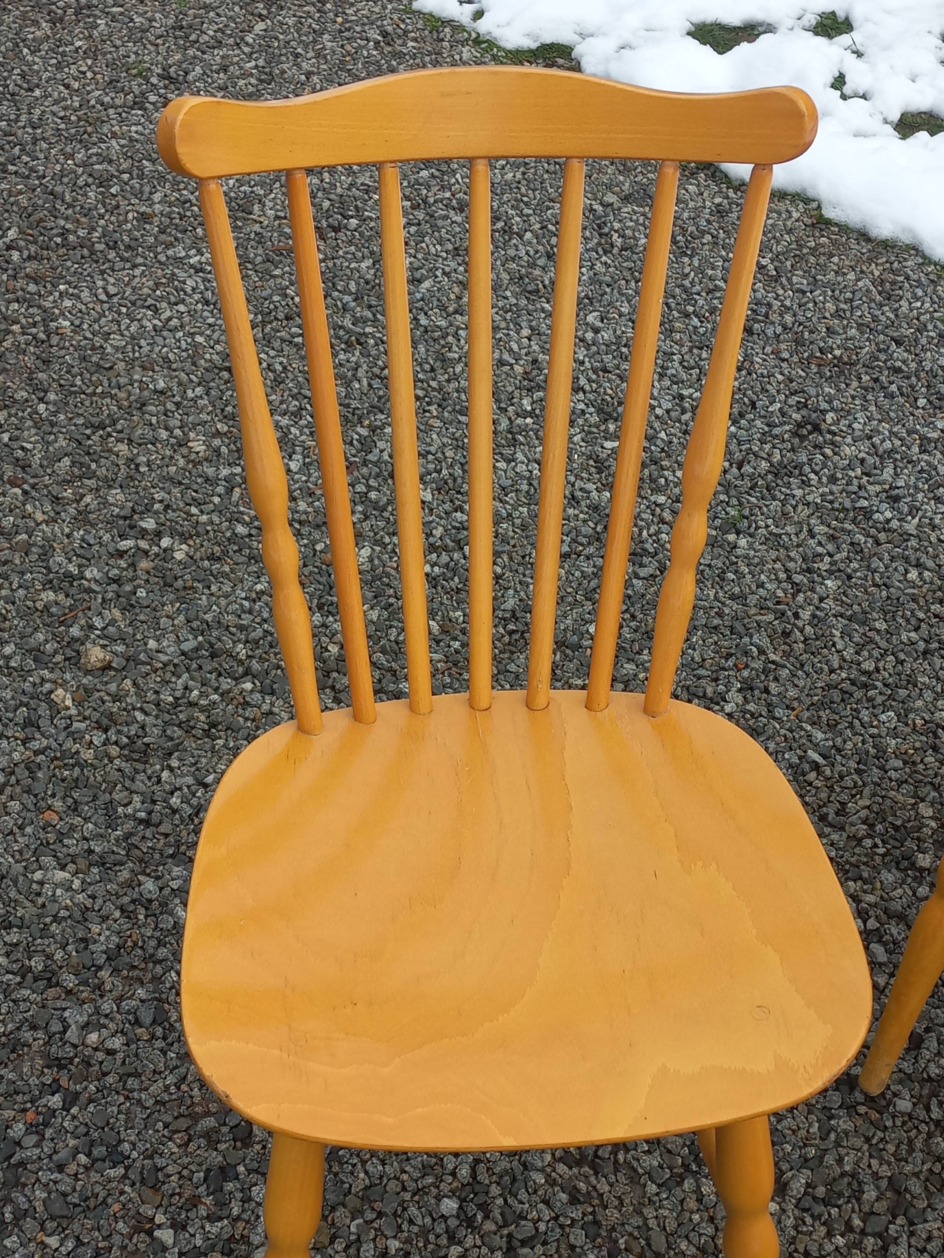 4 Baumann-branded bistro chairs