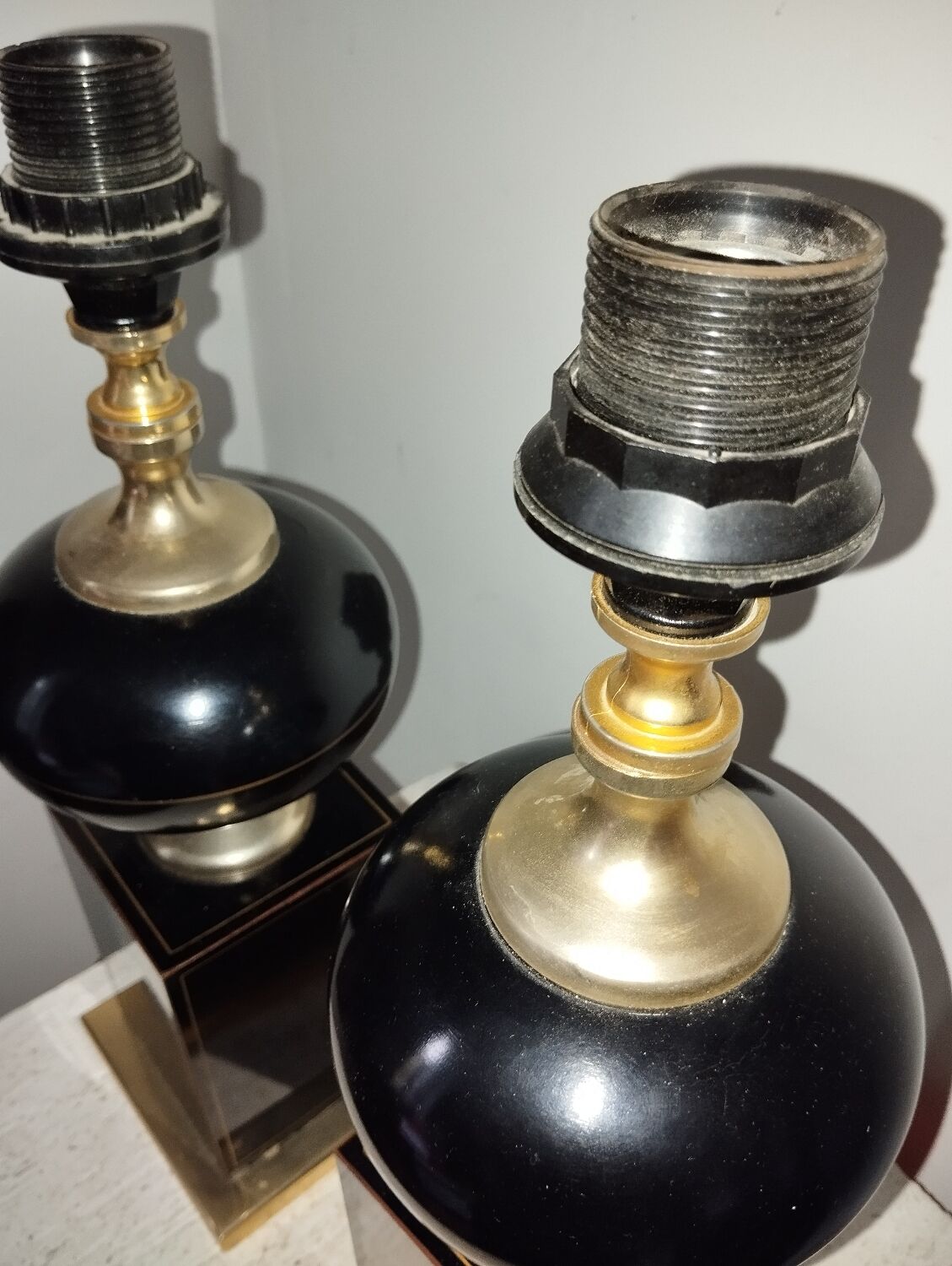 Pair of Le Dauphin Jenning house lamps