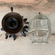 Antique lamp bronze and glass -1920