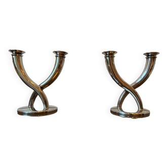 Christofle candle holders by Gio Ponti