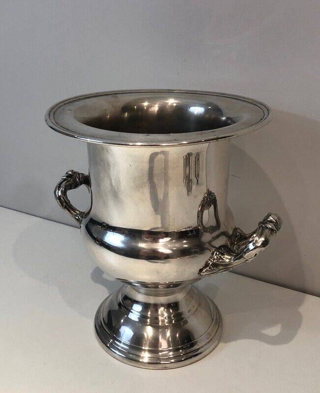 Silver-plated champagne bucket