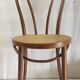Bistro chair in bentwood and canework - mid. 20th century