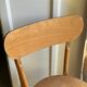 Paire de chaises en bois brut