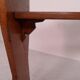 Brutalist oak sidetable  writing table