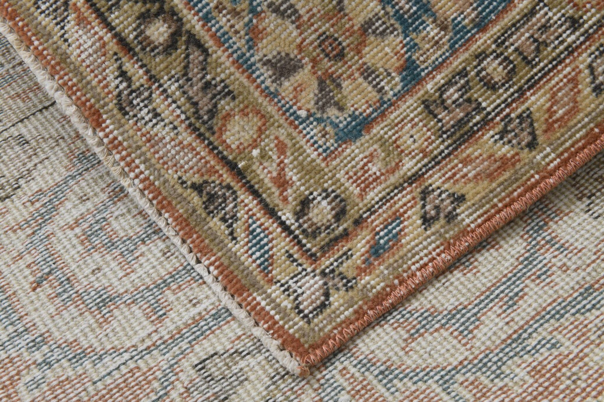Tapis oriental classique vintage bleu rouge 5x9, 168x268 cm