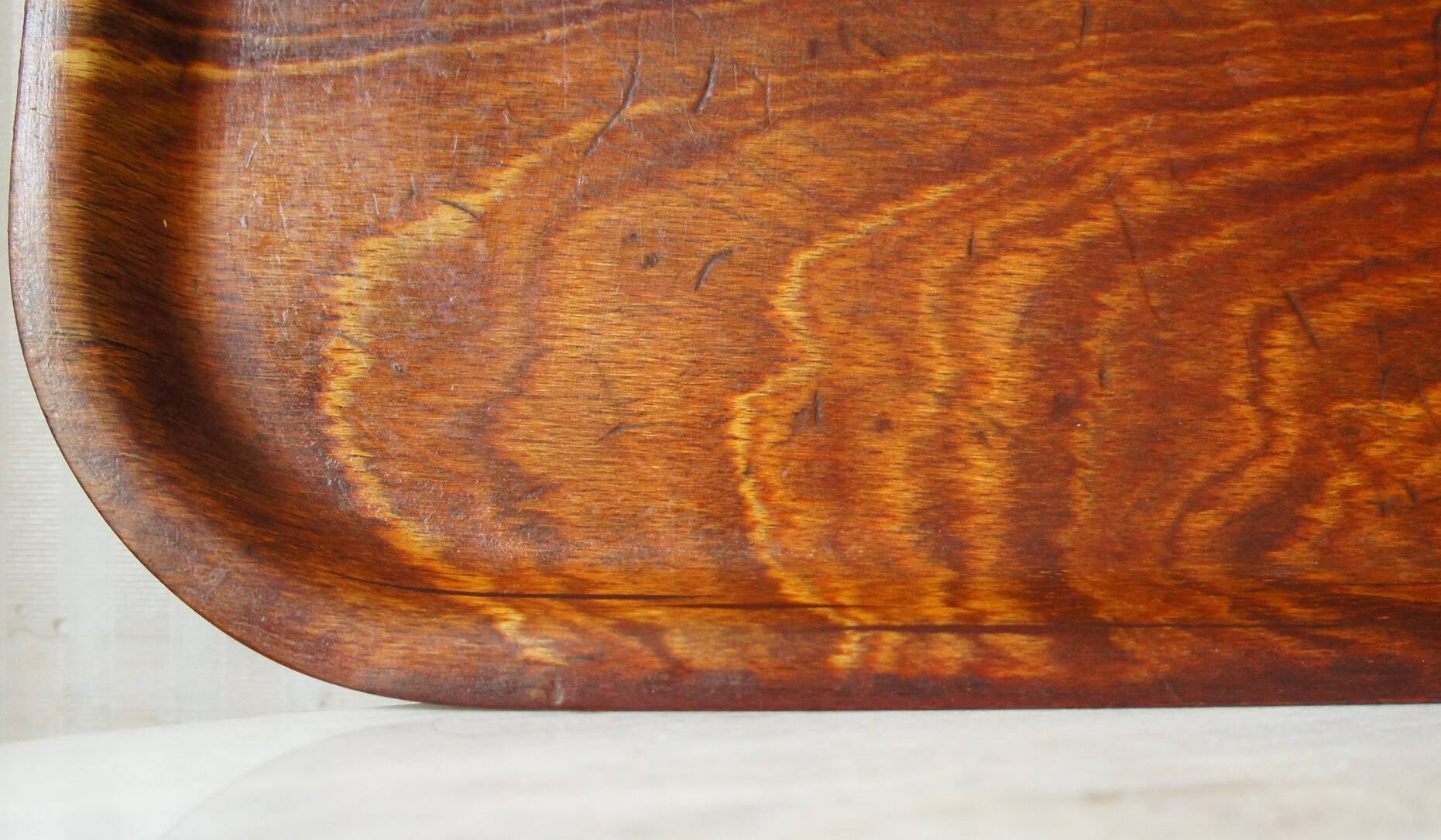 Molded wooden tray 1970