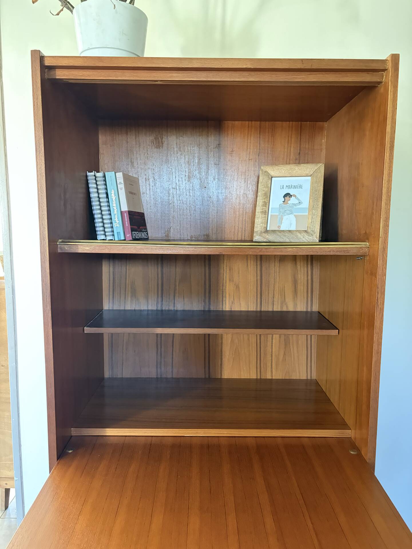 Vintage Scandinavian library secretary