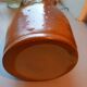 Large old pitcher/milk pot in glazed terracotta