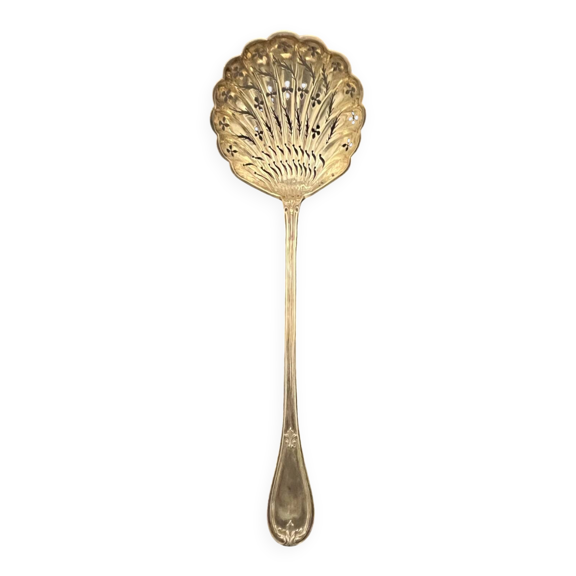 Silver dusting spoon