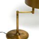 Extraordinary heavy 1960s XXL brass table lamp by Staff with a swivel joint