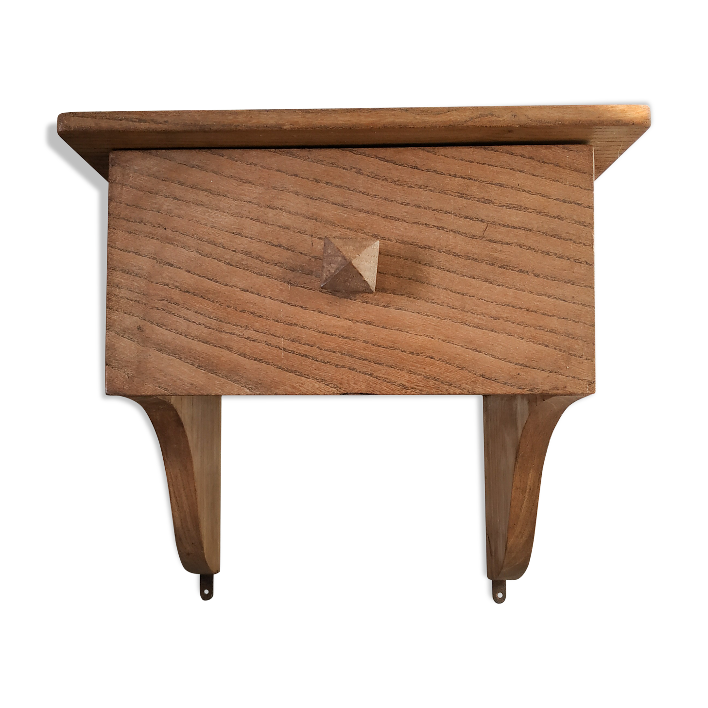 Old wooden wall console