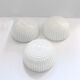 White glass plafond Polam Wikasy, Poland 1970s.