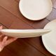 Assiette 26 cm grès blanc