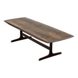 Large Fristho Dutch Design Rosewood Coffee Table for Topform, 1970s