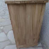 Vintage craft furniture in raw wood.