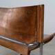Fauteuil simple en cuir italien