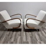 Paire de fauteuils restaurés par Jindrich Halabala