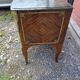 Curved Louis XV style commode in mahogany, mid-20th century.